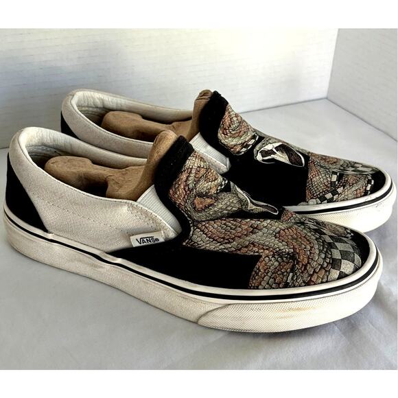New VANS Desert RATTLESNAKE Slip on Shoes-Rare-Skateboard Men 8 / Women 9.5 - Picture 3 of 9